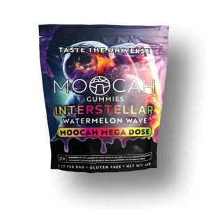 Moocah Watermelon Wave Mushroom Gummies – Mega Dose (5-Count)